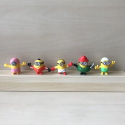 Minions : Minions, 5 stuks. Ca. 5 cm.