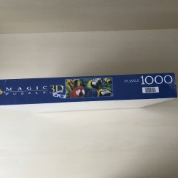 3D magic puzzel. Nieuw. Papegaaien. 1000 stukjes.