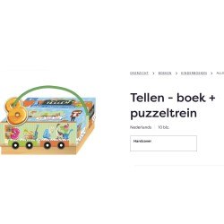 Tellen : sluit maar aan bij de puzzeltrein + boekje.