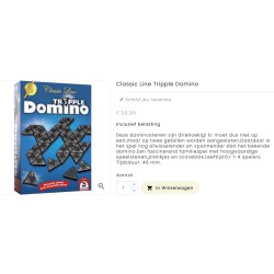 Tripple Domino. Ongebruikt.