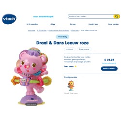 VTech : Draai en dans leeuw.