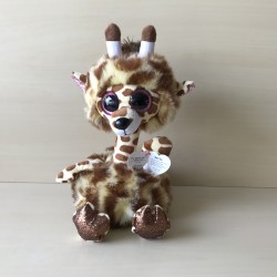 Knuffel : Ongebruikt. Ty Beanie Boos, giraffe.