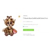 Knuffel : Ongebruikt. Ty Beanie Boos, giraffe.