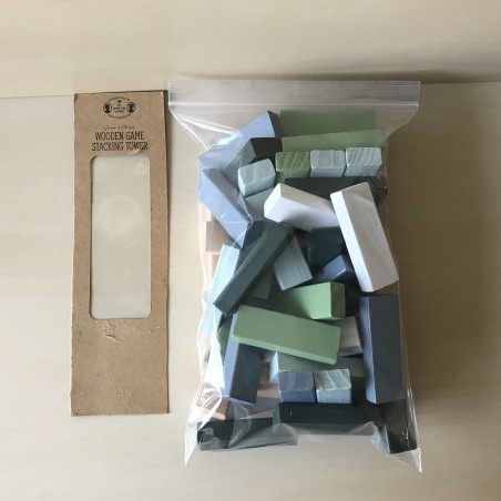 Jenga, in sluitstripzak