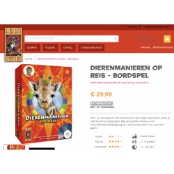 999 Games : Dierenmanieren op reis. Met dvd.