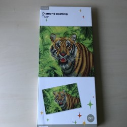 Diamond painting : Tijger. Ongebruikt