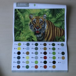 Diamond painting : Tijger. Ongebruikt
