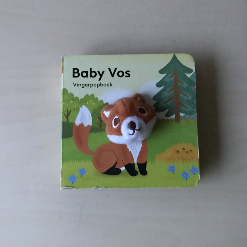 Baby vosje. Vingerpopboekje.