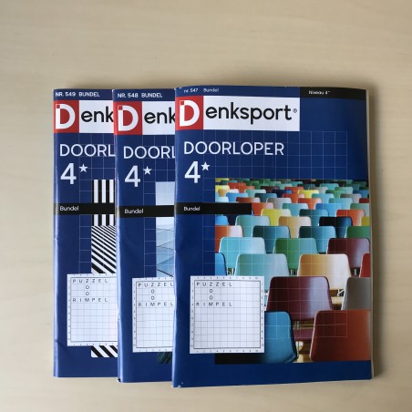 Denksport : Nieuw: Doorloper Niveau 4.