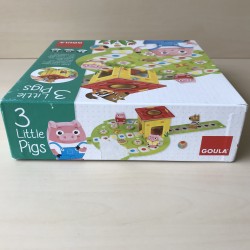 Drie kleine biggetjes bordspel