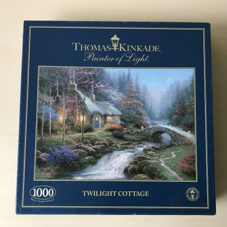 Thomas Kinkade : Twilight Cottage. 1000 stukjes