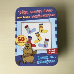 Mijn eerste doos met leuke leerkaarten: Lezen en schrijven