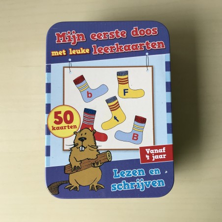 Mijn eerste doos met leuke leerkaarten: Lezen en schrijven