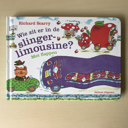 Richard Scarry : Wie zit er in de Slinger-limousine? Met flappen
