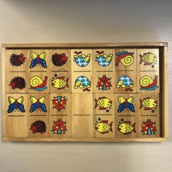 Domino : Dieren. Houten versie.