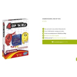 4 op ‘n rij : Reisspel/reisversie.
