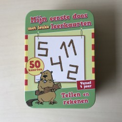 Mijn eerste doos met leuke leerkaarten: Tellen en rekenen