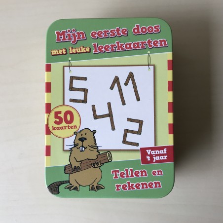 Mijn eerste doos met leuke leerkaarten: Tellen en rekenen