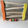Knikkerbaan met 3 ballen.
