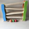 Knikkerbaan met 3 ballen.