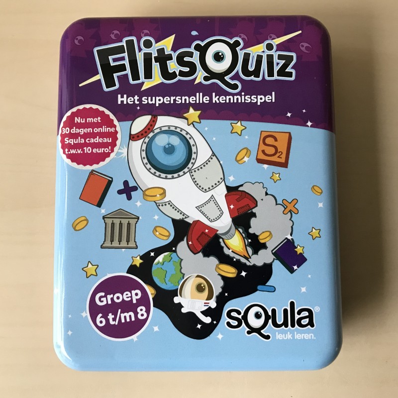 Squla. Flits quiz . Ongebruikt. Groep 6-8