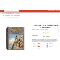 999 Games : Eufraat & Tigris. Kaartspel