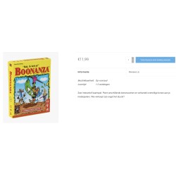999 Games : Boonanza. Vernieuwde versie