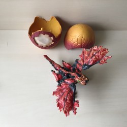 Mega blocks : Draak in ei.
