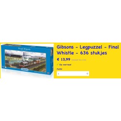 Gibsons : Final Whistle. 636 stukjes
