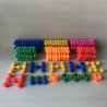 Constructiespeelgoed. Bouwsterren. 64 stuks.