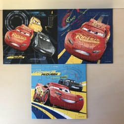 Cars : Puzzels 25, 36 en 49 stukjes