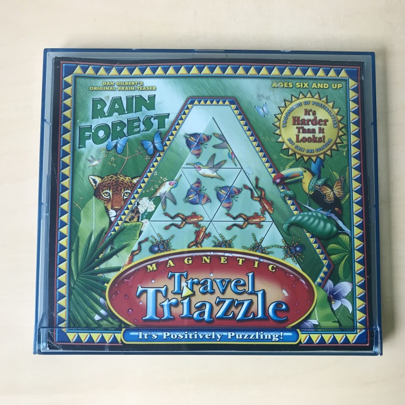 Dan Gilbert’s original Brain teaser. Magnetische Travel Triazzle