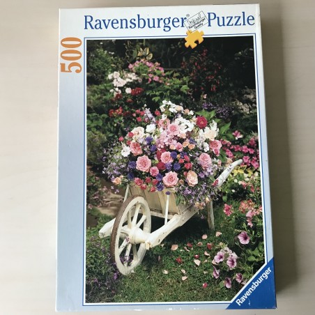 Bloemenkar 500 stukjes