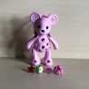 Pop-Pals. Beertje “crocs”, roze 15 cm. hoog.
