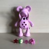Pop-Pals. Beertje “crocs”, roze 15 cm. hoog.