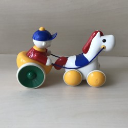 Tolo : Paard met jockey.