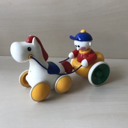 Tolo : Paard met jockey.
