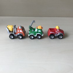 Tonka : 3 metalen autootjes.