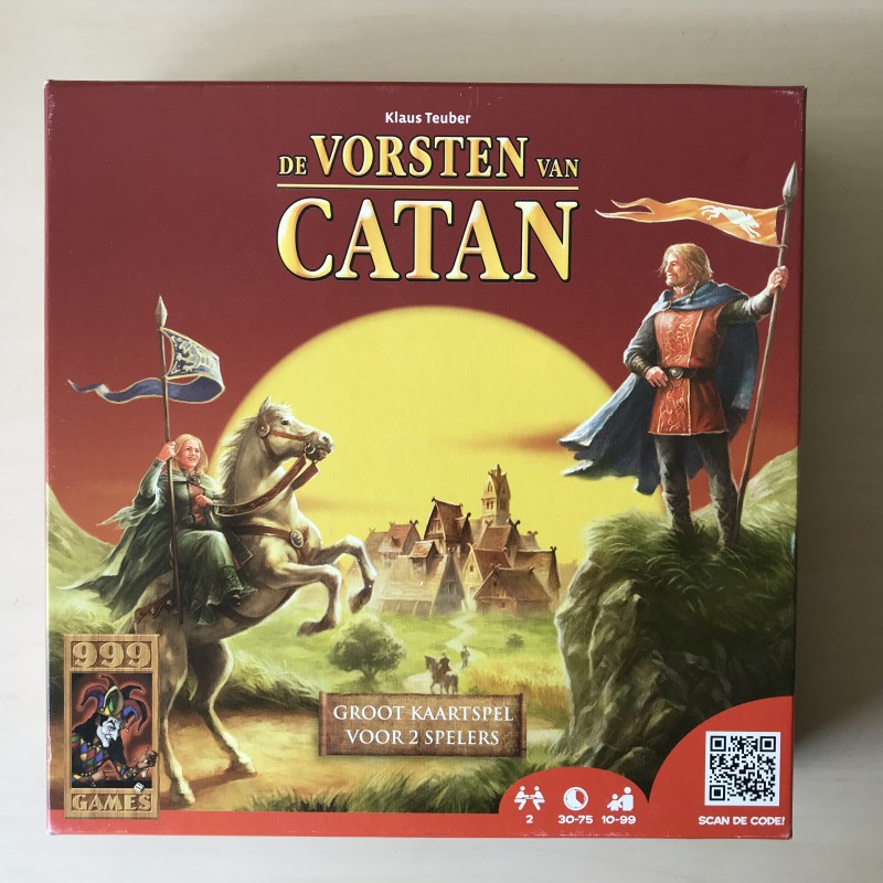 999 Games : De vorsten van Catan. Groot kaartspel voor 2 spelers.