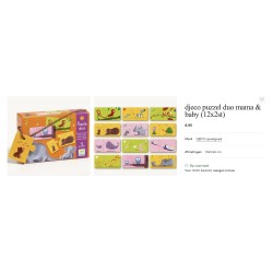 Djeco : puzzel duo 24 stukjes