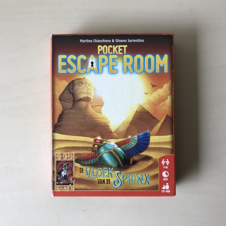 999 Games: Pocket escape room. De Vloek van de Sphinx.