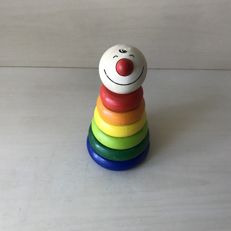 Houten stapeltoren