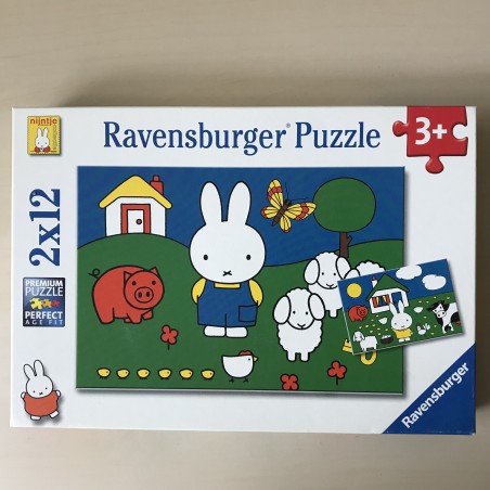 Nijntje : Puzzel 2 x 12 stukjes