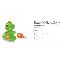 Dinosaurus : 35 cm. hoog