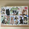 Francien : katten postzegels. 1000 stukjes