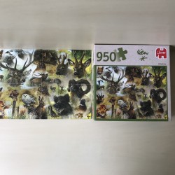 Rien Poortvliet  : Dieren in het wild. 950 stukjes