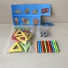 Geomag : 88 + 32 onderdelen. Setje op foto 4 en 5 is een toevoeging.
