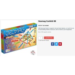 Geomag : 88 + 32 onderdelen. Setje op foto 4 en 5 is een toevoeging.