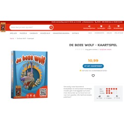 999 Games : De boze wolf. Ongebruikt