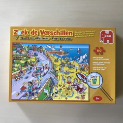 Zoek de verschillen : Een dagje op het strand. 100 stukjes